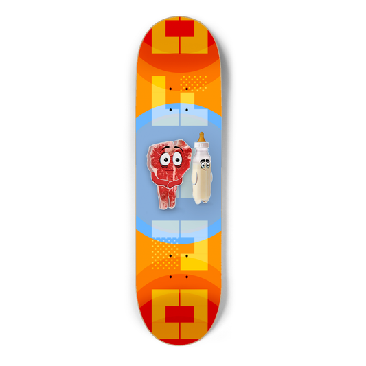 Milk & Meat Limited Edition Skateboard Deck