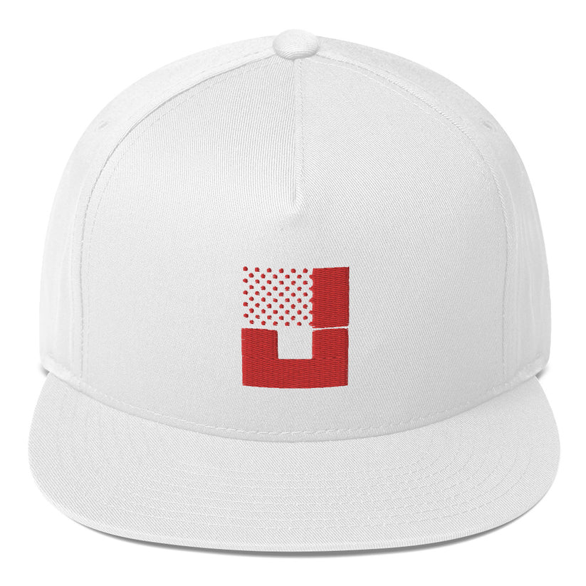J Flat Bill Cap